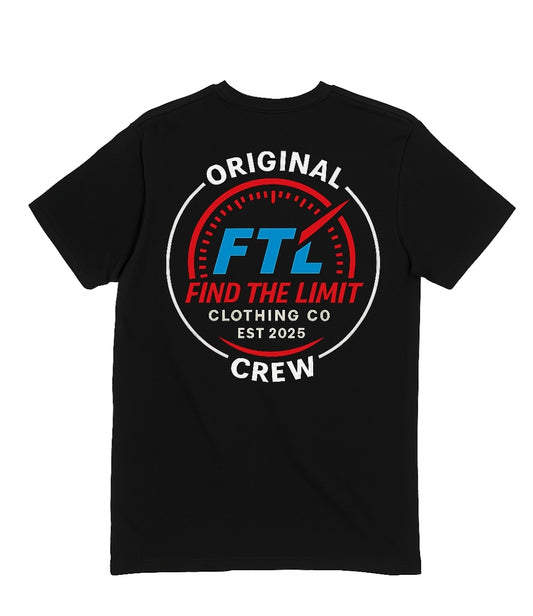 Original Crew T Red, Blue, White